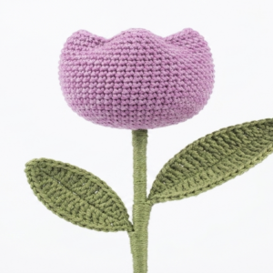 Handmade Crochet Tulip Bud - Image 6