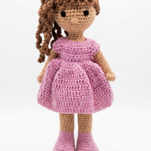 Girl Crochet Doll - Image 3