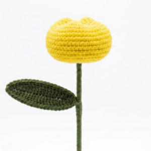 Handmade Crochet Tulip Bud - Image 3