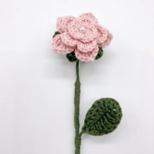 Handmade Crochet Gardenia Flower - Image 3