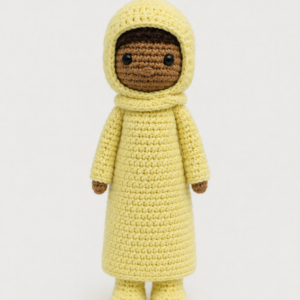 Handmade Crochet Abaya Doll - Image 6