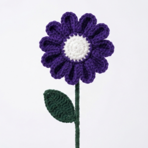 Handmade Crochet Daisy - Image 3