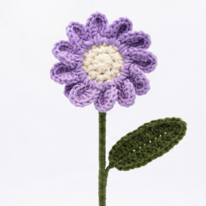 Handmade Crochet Daisy - Image 5